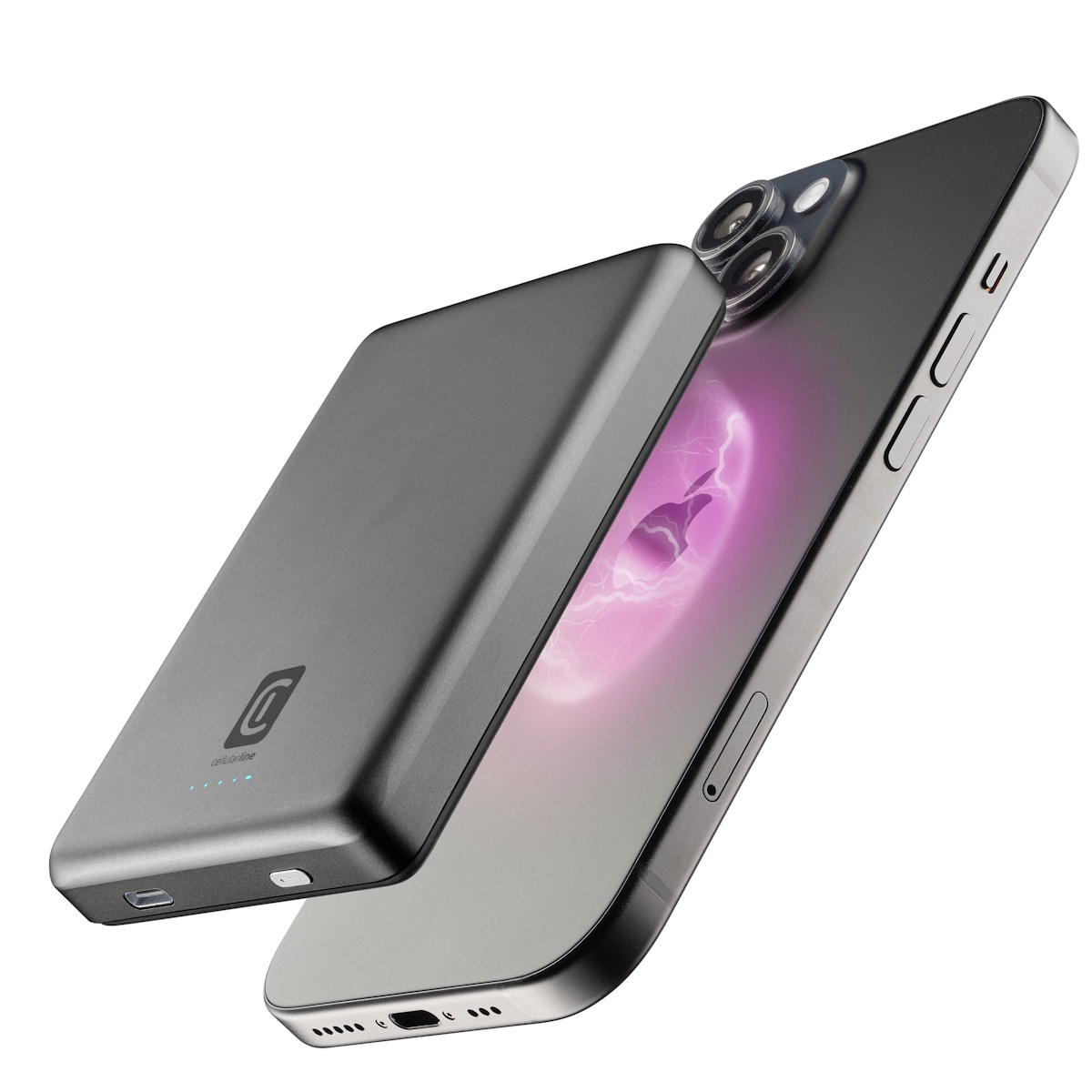 CELLULARLINE 10.000 MAH MAG LITE MAGSAFE POWERBANK DARK GRAY